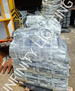 งานขาจับปรับได้ เหล็กรางน้ำ ชุบกัลวาไนซ์