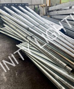 งานเสา post top สูง 3 เมตร และ เสาไฟพับได้ สูง 4 เมตร กิ่งเดี่ยว และ กิ่งคู่ ชุบกัลวาไนซ์ (ตามแบบลูกค้า)