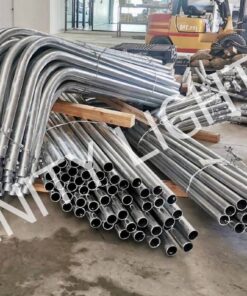 งานเสาไฟถนน สูง 6 เมตร กิ่งเดี่ยว ชุบกัลวาไนซ์